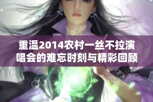 重温2014农村一丝不拉演唱会的难忘时刻与精彩回顾