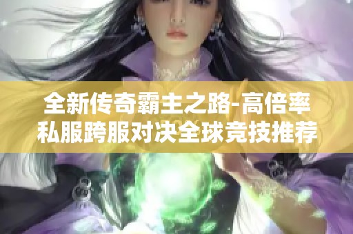 全新传奇霸主之路-高倍率私服跨服对决全球竞技推荐！