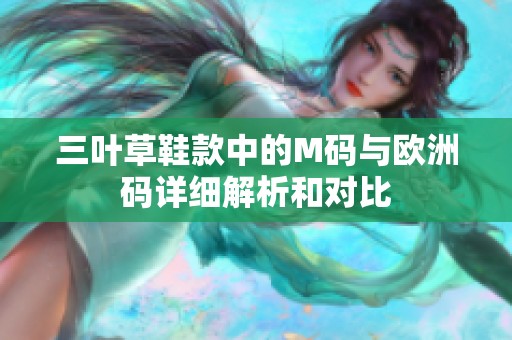 三叶草鞋款中的M码与欧洲码详细解析和对比