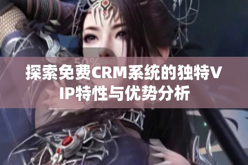 探索免费CRM系统的独特VIP特性与优势分析