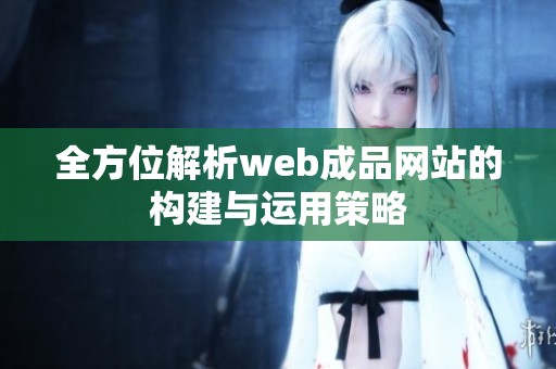 全方位解析web成品网站的构建与运用策略