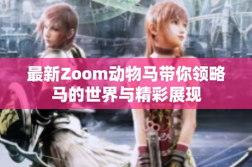 最新Zoom动物马带你领略马的世界与精彩展现