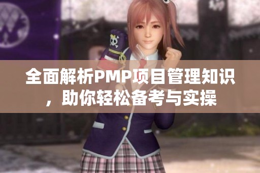 全面解析PMP项目管理知识，助你轻松备考与实操